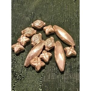 Antique‎ Silver Plated Copper Beads Charms Lot Jewelry Making Unique #115